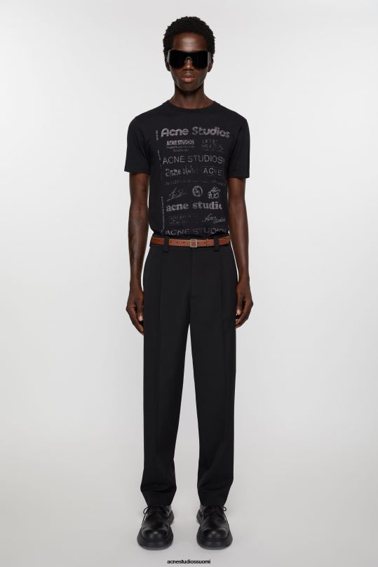 Acne Studios Lisätarvikkeet ruskea 0VF2B638 nahkainen solkivyö