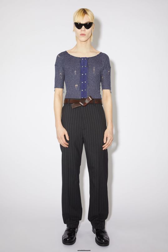Acne Studios Lisätarvikkeet tumman ruskea 0VF2B581 musubi nahkavyö