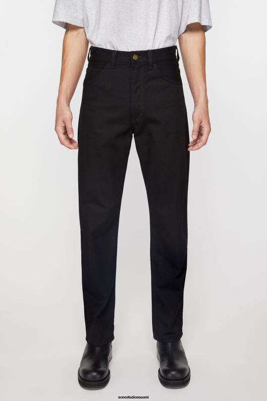 Acne Studios vaatteet Kaikki mustaa 0VF2B1203 tavalliset farkut - 1950