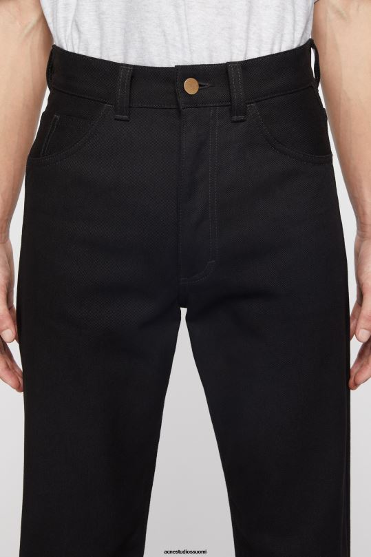 Acne Studios vaatteet Kaikki mustaa 0VF2B1203 tavalliset farkut - 1950