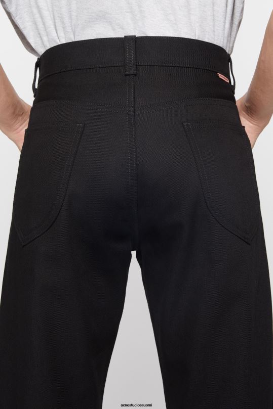 Acne Studios vaatteet Kaikki mustaa 0VF2B1203 tavalliset farkut - 1950