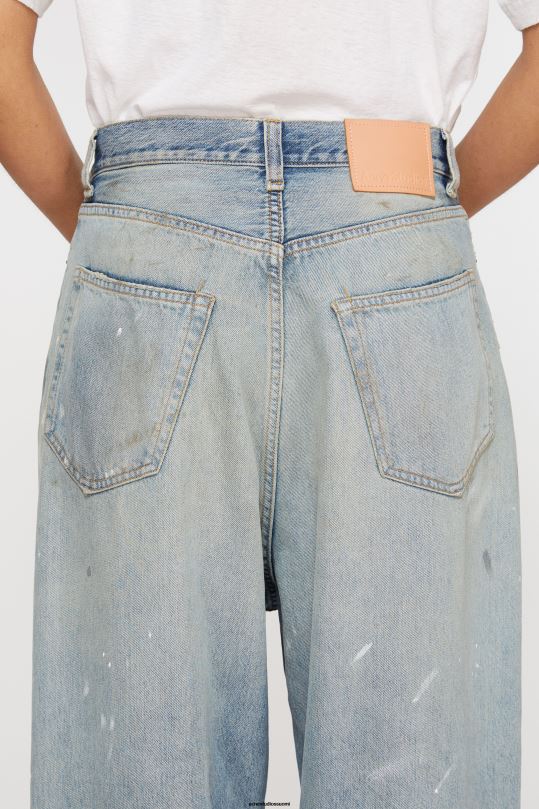 Acne Studios vaatteet antrasiitin harmaa 0VF2B220 super baggy fit farkut - 2023f