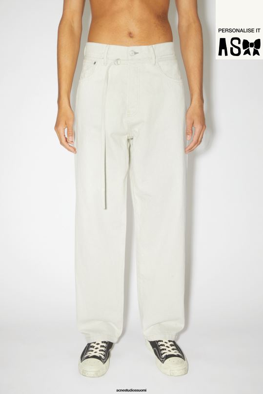 Acne Studios vaatteet ekru 0VF2B1151 löysät farkut -1991 toj unisex