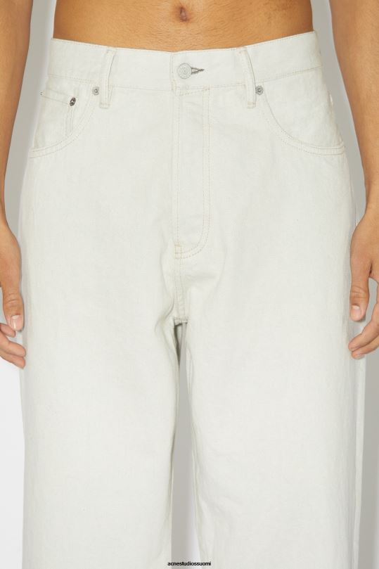 Acne Studios vaatteet ekru 0VF2B1151 löysät farkut -1991 toj unisex