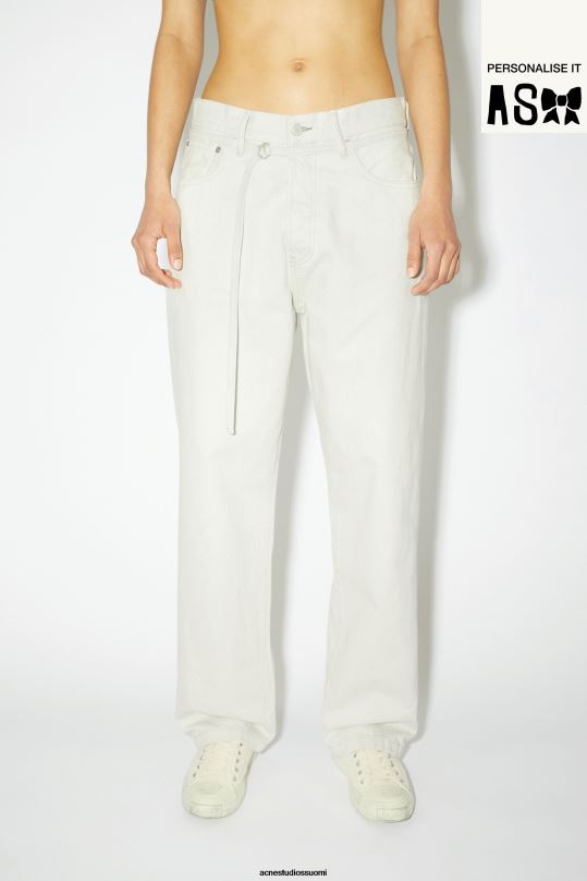 Acne Studios vaatteet ekru 0VF2B401 löysät farkut -1991 toj unisex
