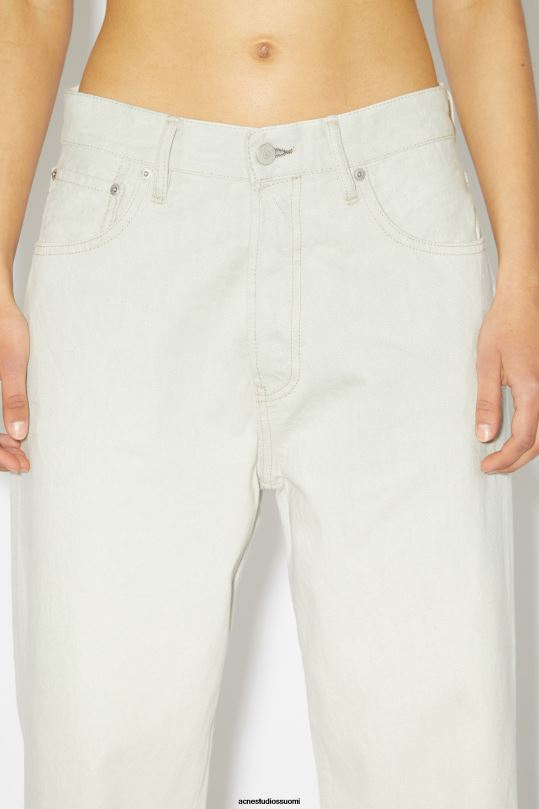 Acne Studios vaatteet ekru 0VF2B401 löysät farkut -1991 toj unisex