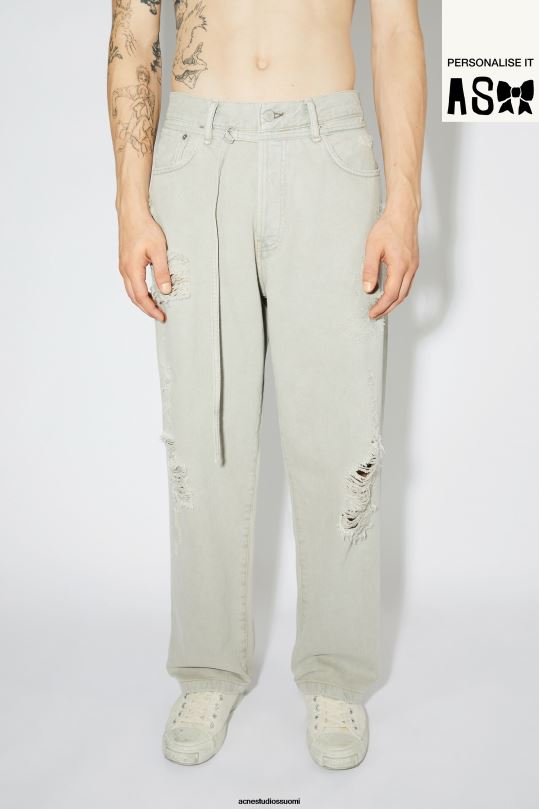 Acne Studios vaatteet harmaa/beige 0VF2B1153 löysät farkut -1991 toj unisex