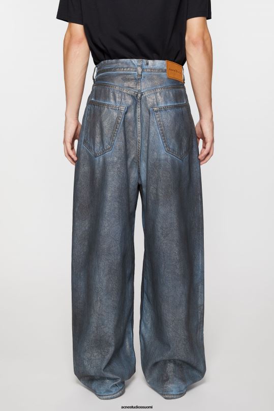 Acne Studios vaatteet hopea/sininen 0VF2B1045 super baggy fit farkut - 2023m