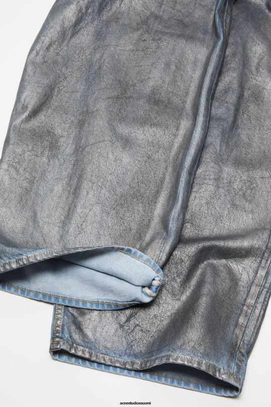 Acne Studios vaatteet hopea/sininen 0VF2B1045 super baggy fit farkut - 2023m