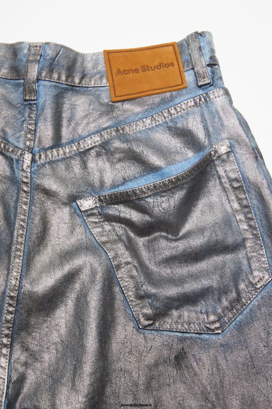 Acne Studios vaatteet hopea/sininen 0VF2B1045 super baggy fit farkut - 2023m