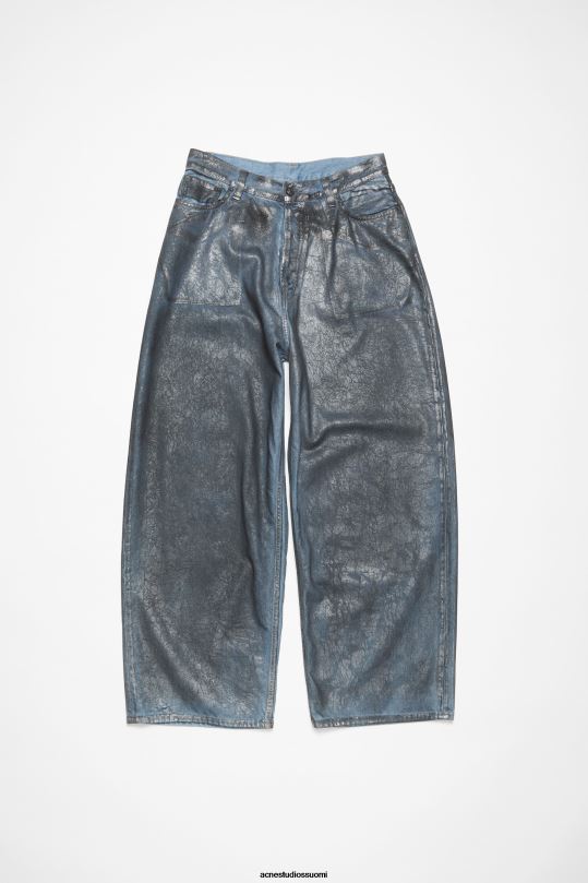 Acne Studios vaatteet hopea/sininen 0VF2B1045 super baggy fit farkut - 2023m
