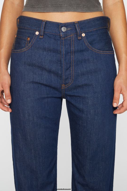 Acne Studios vaatteet indigonsininen 0VF2B224 löysät farkut - 2021f