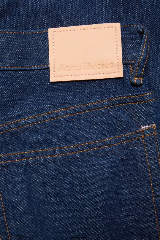 Acne Studios vaatteet indigonsininen 0VF2B224 löysät farkut - 2021f