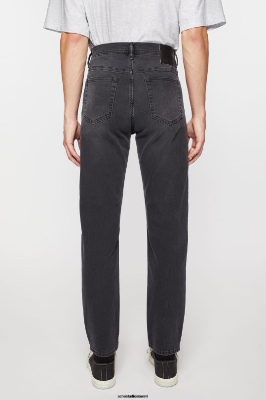 Acne Studios vaatteet käytetty musta 0VF2B1159 slim fit farkut - river