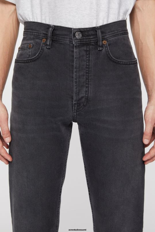 Acne Studios vaatteet käytetty musta 0VF2B1159 slim fit farkut - river