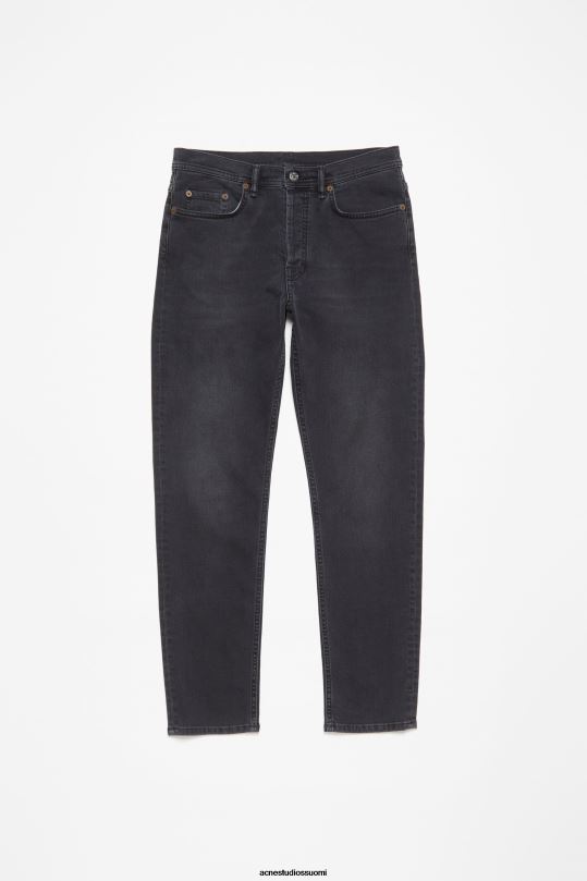 Acne Studios vaatteet käytetty musta 0VF2B1159 slim fit farkut - river