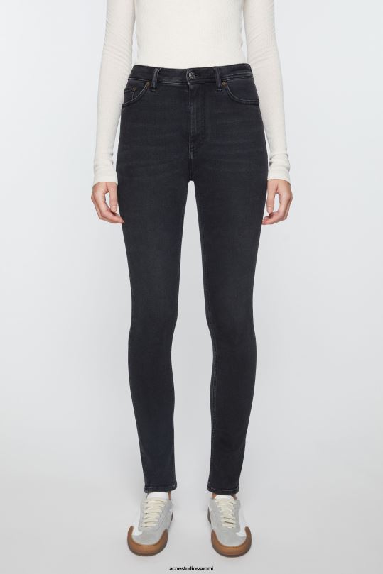 Acne Studios vaatteet käytetty musta 0VF2B242 skinny fit farkut - peg