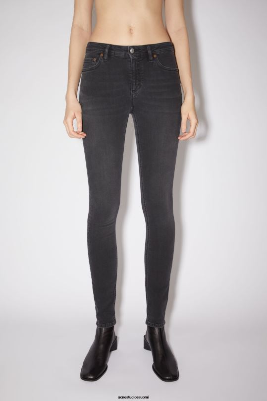 Acne Studios vaatteet käytetty musta 0VF2B243 skinny fit farkut - kiivetä