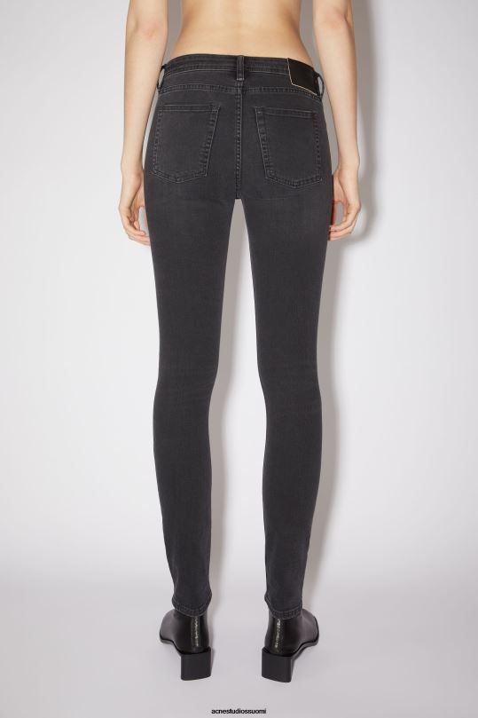 Acne Studios vaatteet käytetty musta 0VF2B243 skinny fit farkut - kiivetä