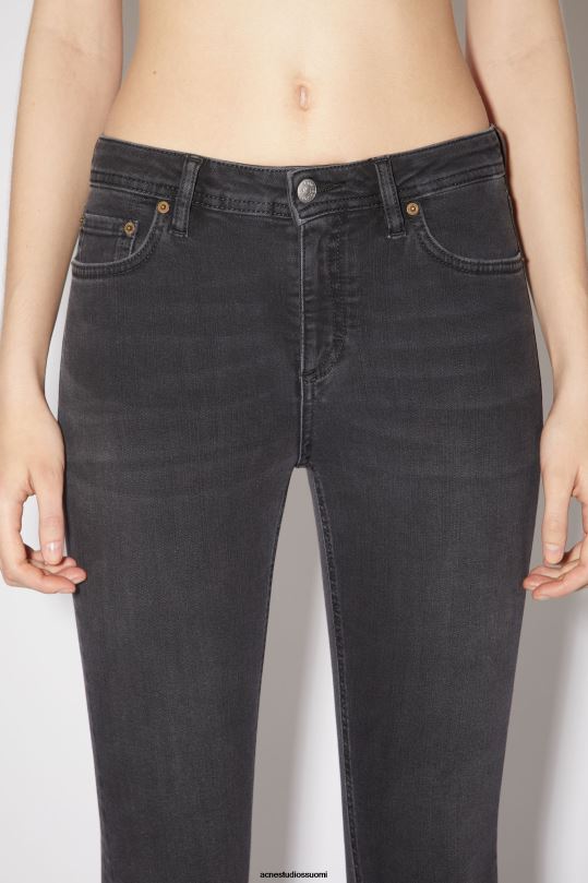 Acne Studios vaatteet käytetty musta 0VF2B243 skinny fit farkut - kiivetä