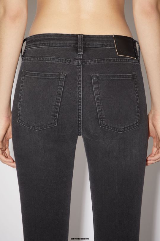 Acne Studios vaatteet käytetty musta 0VF2B243 skinny fit farkut - kiivetä