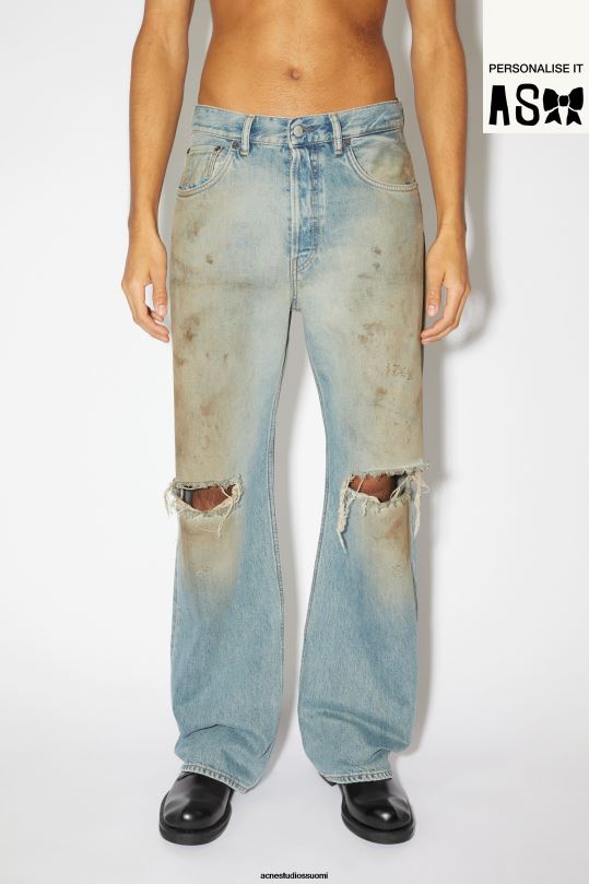 Acne Studios vaatteet keski sininen 0VF2B1152 löysät farkut - 2021m