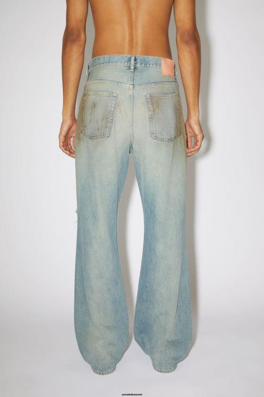 Acne Studios vaatteet keski sininen 0VF2B1152 löysät farkut - 2021m