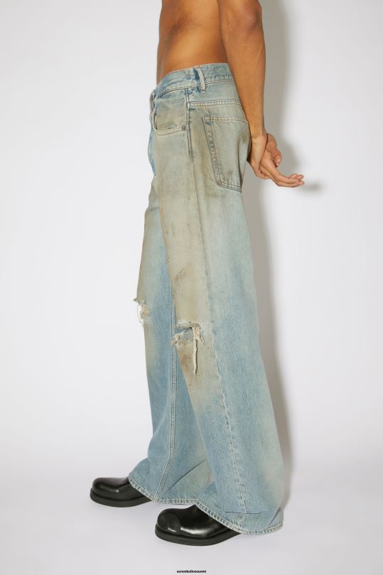 Acne Studios vaatteet keski sininen 0VF2B1152 löysät farkut - 2021m