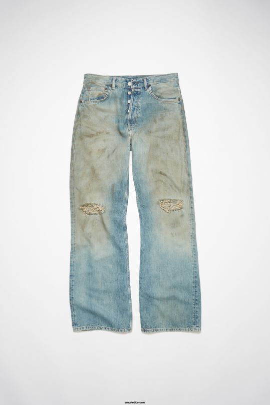 Acne Studios vaatteet keski sininen 0VF2B1152 löysät farkut - 2021m