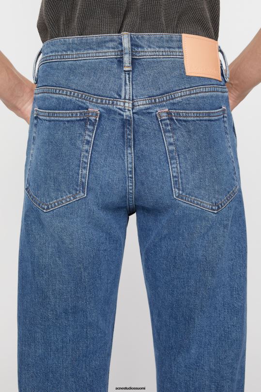 Acne Studios vaatteet keski sininen 0VF2B1163 slim fit farkut - river
