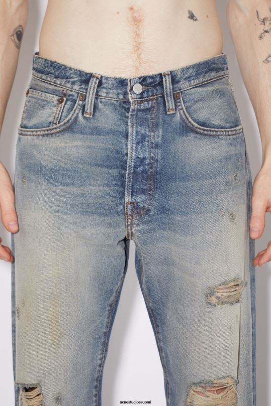 Acne Studios vaatteet keski sininen 0VF2B1170 rento istuvuus farkut - 2003