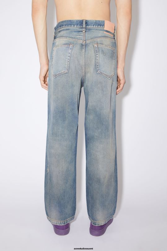 Acne Studios vaatteet keski sininen 0VF2B1176 löysät farkut - 1991 toj unisex