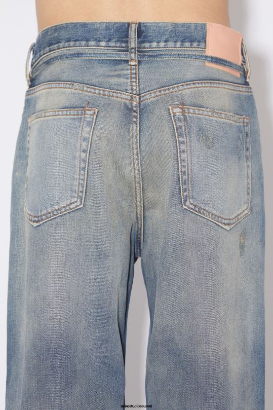 Acne Studios vaatteet keski sininen 0VF2B1176 löysät farkut - 1991 toj unisex