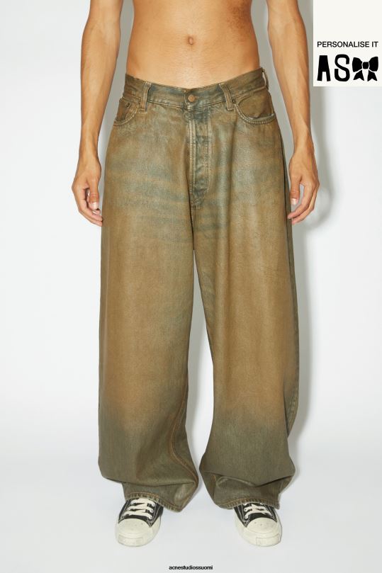 Acne Studios vaatteet keski sininen 0VF2B1206 super baggy fit farkut - 2023 unisex