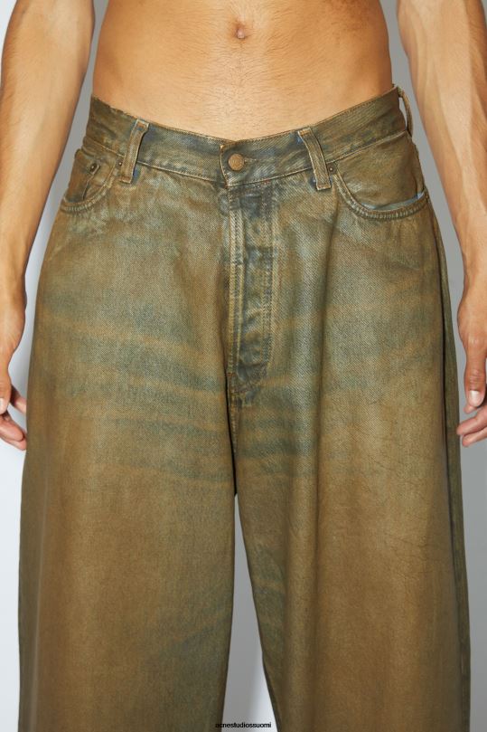 Acne Studios vaatteet keski sininen 0VF2B1206 super baggy fit farkut - 2023 unisex