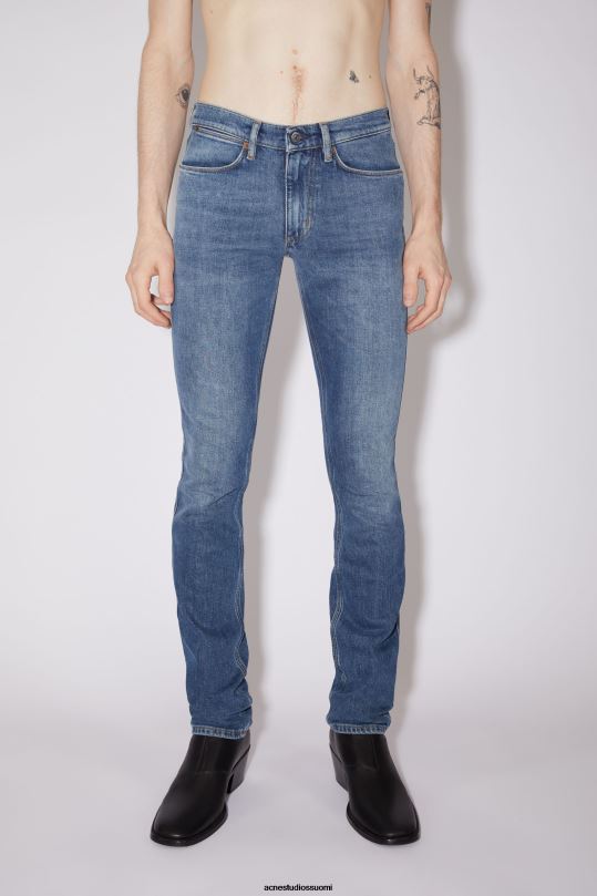 Acne Studios vaatteet keski sininen 0VF2B1210 slim fit farkut - max