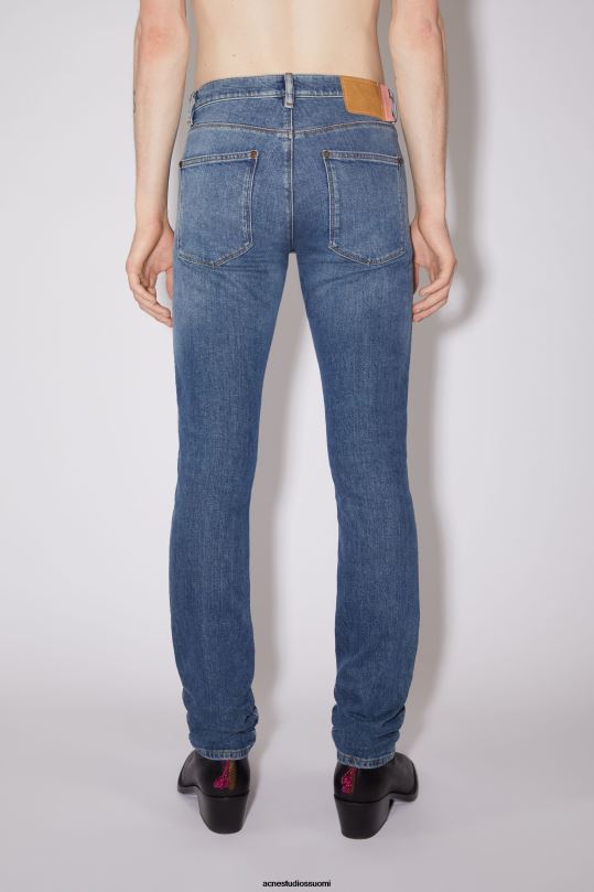 Acne Studios vaatteet keski sininen 0VF2B1210 slim fit farkut - max