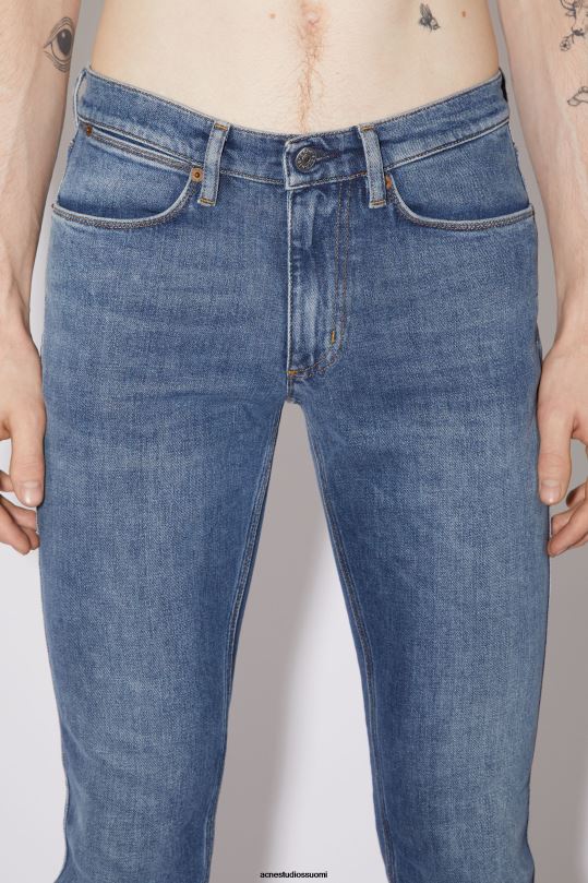 Acne Studios vaatteet keski sininen 0VF2B1210 slim fit farkut - max