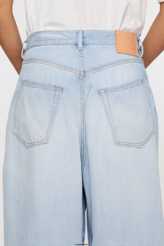 Acne Studios vaatteet keski sininen 0VF2B219 super baggy fit farkut - 2023f