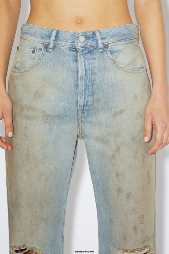 Acne Studios vaatteet keski sininen 0VF2B229 löysät farkut - 2021f