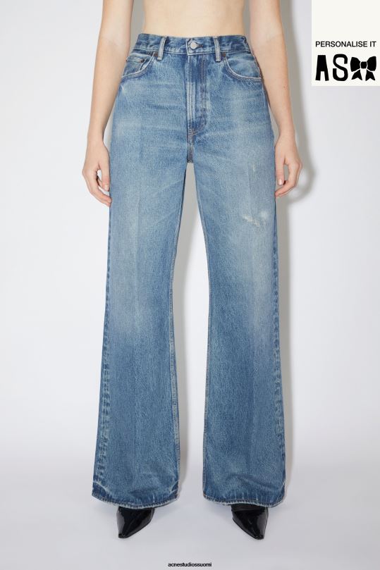 Acne Studios vaatteet keski sininen 0VF2B233 rennon mallin farkut - 2022f