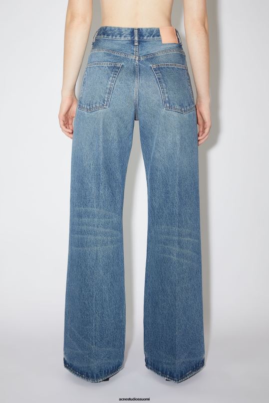 Acne Studios vaatteet keski sininen 0VF2B233 rennon mallin farkut - 2022f