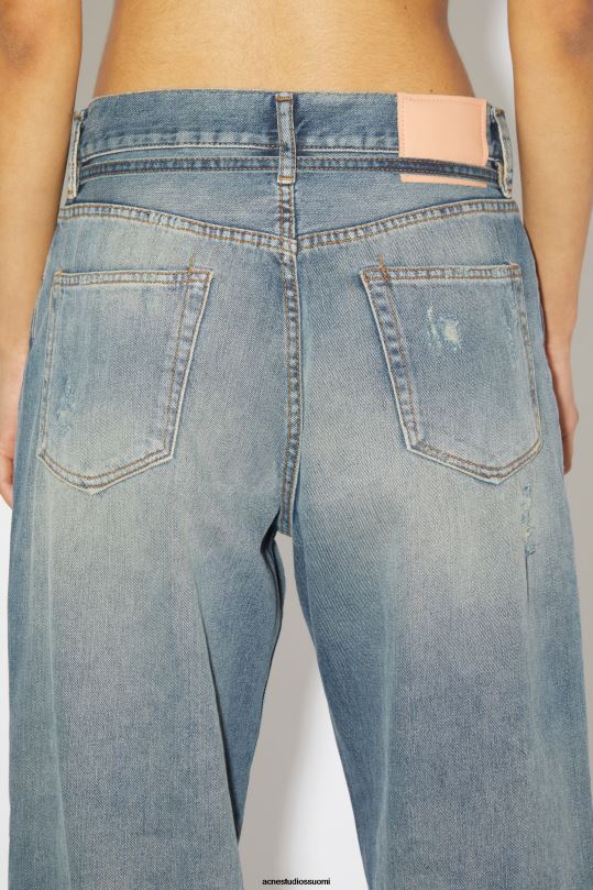 Acne Studios vaatteet keski sininen 0VF2B404 löysät farkut - 1991 toj unisex