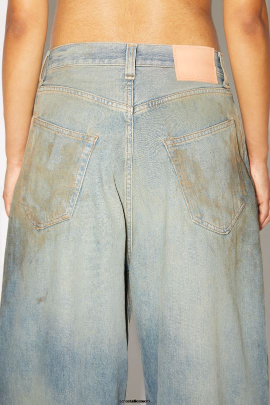 Acne Studios vaatteet keski sininen 0VF2B437 super baggy fit farkut - 2023 unisex