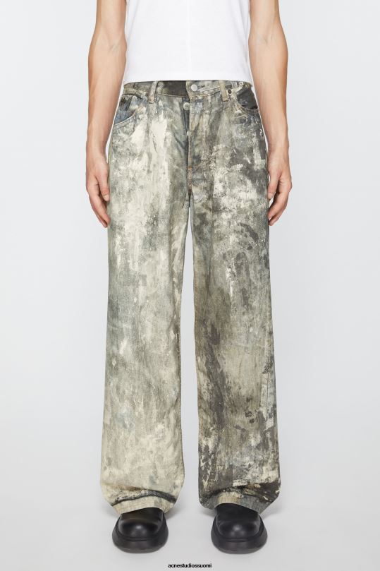 Acne Studios vaatteet kylmä harmaa 0VF2B1126 löysät farkut - 1981m