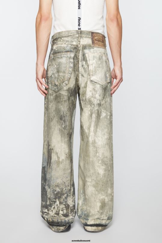 Acne Studios vaatteet kylmä harmaa 0VF2B1126 löysät farkut - 1981m