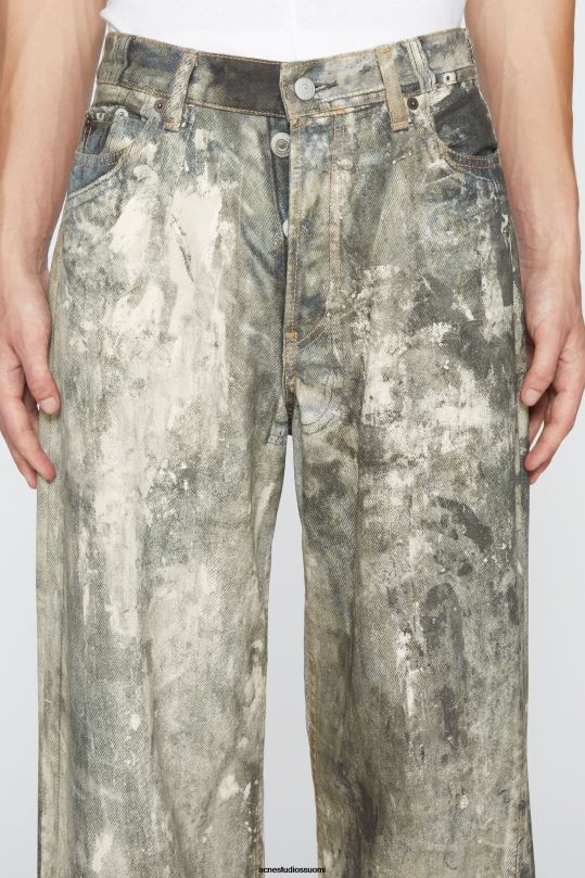 Acne Studios vaatteet kylmä harmaa 0VF2B1126 löysät farkut - 1981m