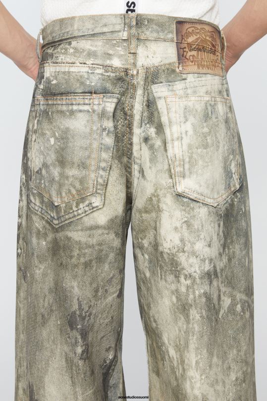 Acne Studios vaatteet kylmä harmaa 0VF2B1126 löysät farkut - 1981m