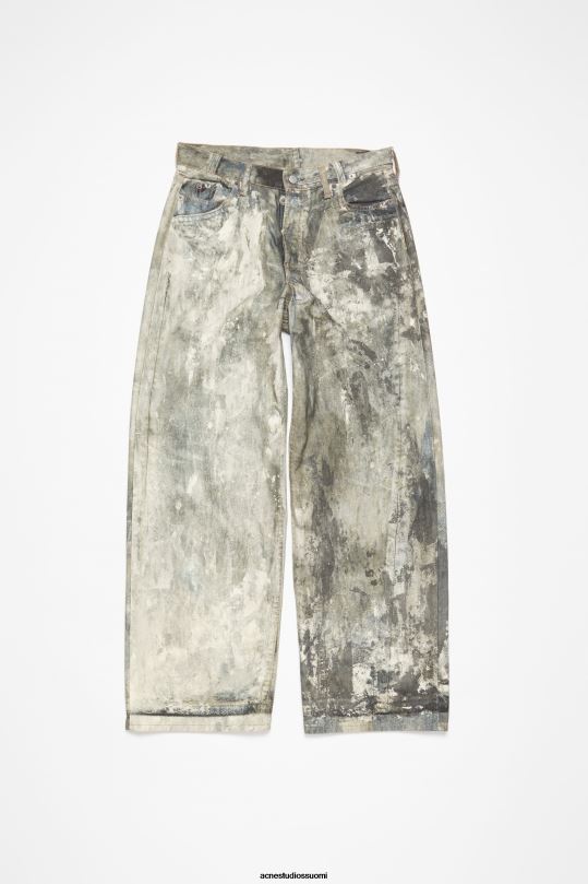 Acne Studios vaatteet kylmä harmaa 0VF2B1126 löysät farkut - 1981m
