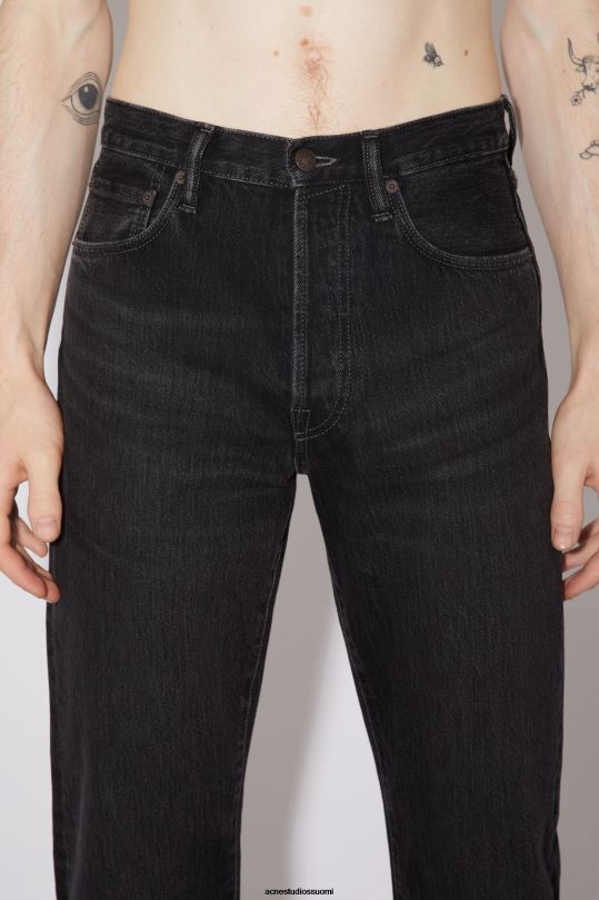 Acne Studios vaatteet musta 0VF2B1146 tavalliset farkut -1996